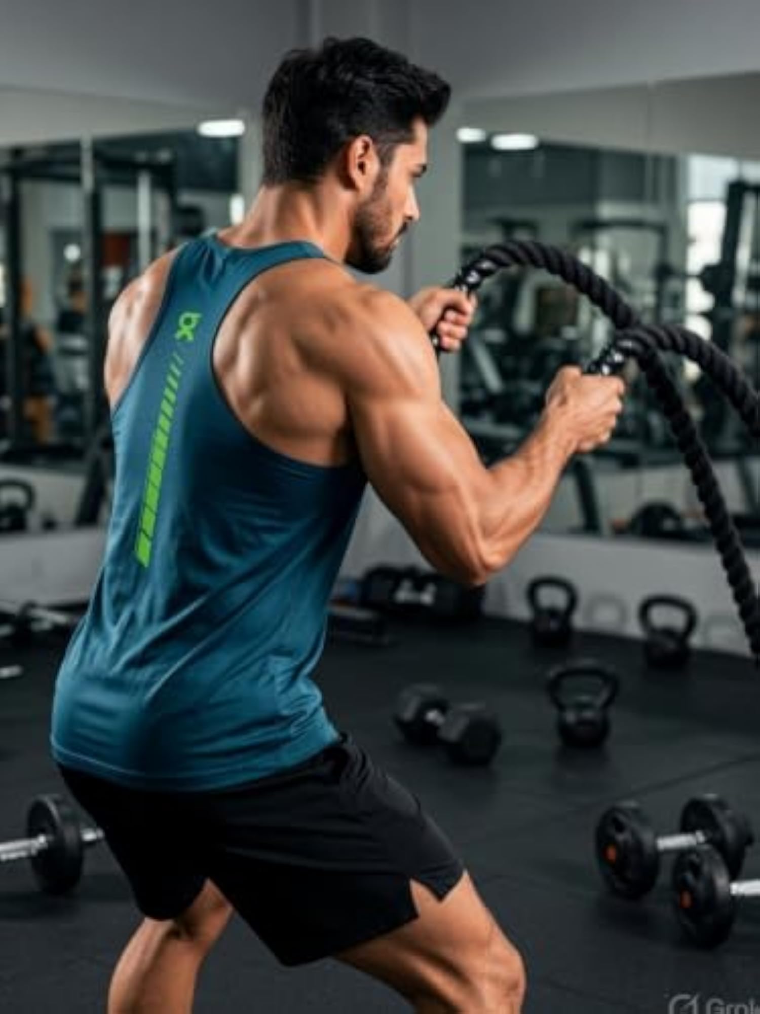 Men's Activewear Sleeveless Tank Top, Quick Dry for Workout