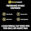 Nutrithority - Mr. Fusion Pump Pre Workout Powder, Strong Pre Workout, No Creatine, Energy Powder with Amino Acids for Men and for Women, Build Muscle, Keto Friendly (Grape Lime) (40 Servings)