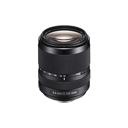 Sony SAL-18135, Zoom-Objektiv (18-135 mm, F3,5–5,6 SAM, A-Mount APS-C, geeignet für A77, A68, A58 Serien)