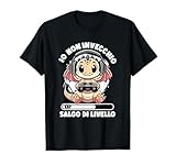 Photo Gallery io non invecchio salgo di livello videogiocatore nerd gamer maglietta Photo Gallery io non invecchio salgo di livello videogiocatore nerd gamer maglietta