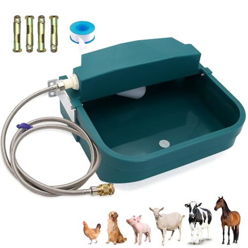 8L Automatic Animal Drinking Water Bowl with Float Valve &
