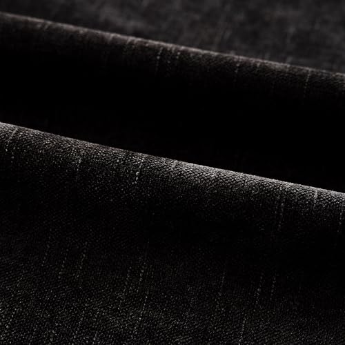 Image of Foindtower Pack of 2 Soft Textured Throw Decorative Pillow Covers Square Accent Solid Cushion Cover Cozy Farmhouse Pillow Case with Zipper for Couch Sofa Bedroom Living Room 18x18 Inch, Black