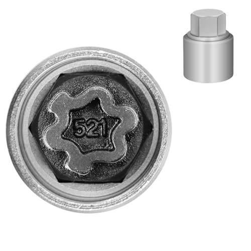 521 Wheel Locking Nut Key for VW, Socket (OD 28mm-ID 25mm)