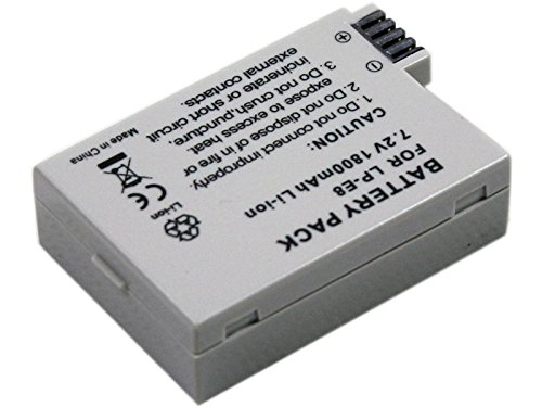 LP-E8 LPE8 Battery for 650D Digital DSLR Camera Replace Generic