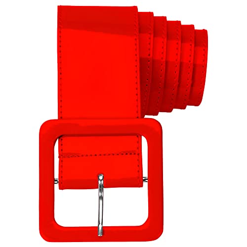 W WIDMANN MILANO Party Fashion - Vinylgürtel, 50er Jahre, Accessoire für Kostüme