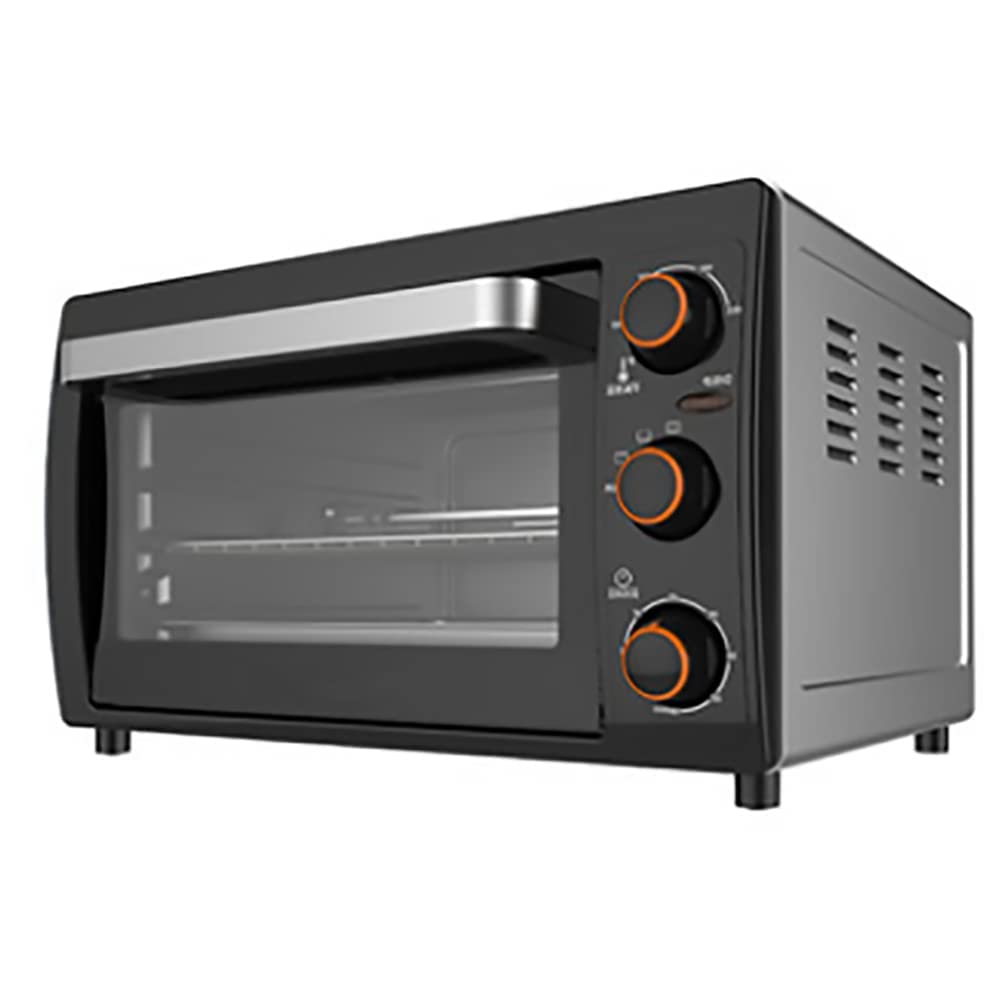 Małe piekarniki, Piekarnik elektryczny i grill 26L, regulacja temperatury od 80°C do 240°C, podwójne drzwi szklane, wyjmowana tacka na okruchy