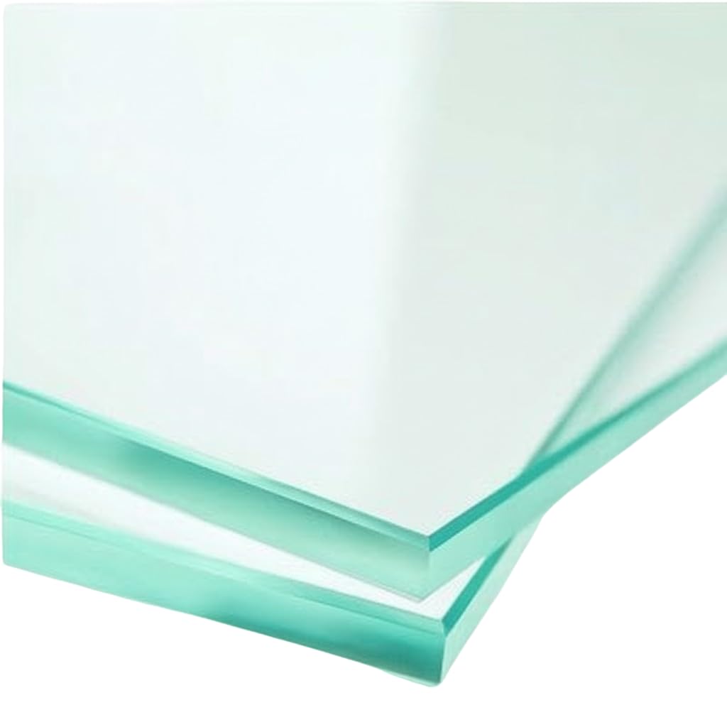 Amazon.com: Custom Cut Tempered Glass Table Top  3/8" Thick  Flat  Polished Edge  Clear Safety Glass by Glass Beveling Service : Home &  Kitchen