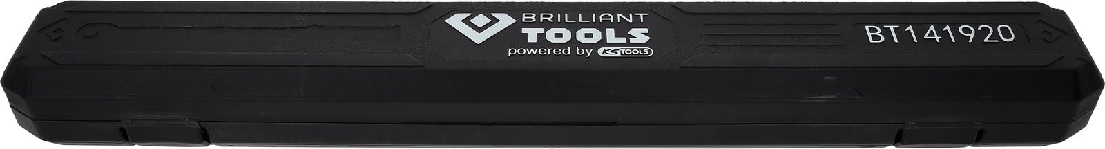BRILLIANT TOOLS BT141920 - Llave dinamométrica de carraca conmutable (1/2", 20-200 Nm, alimentada por KS Tools)
