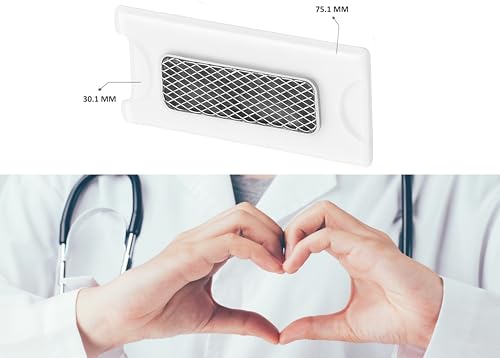 Liebert 20 Stück Magnetische Namensschilder 75x30mm, Transparent Acryl, Starker Halt, Wiederverwendbar, 3-Punkt Neodym-Magnete, Büro, Schule, Konferenzen, Kleidung, Keine Nadeln