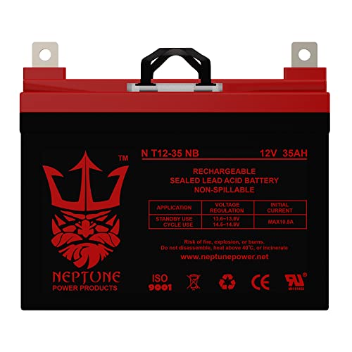 12V 35AH DC DEEP Cycle SLA Solar Energy Storage Battery by Neptune