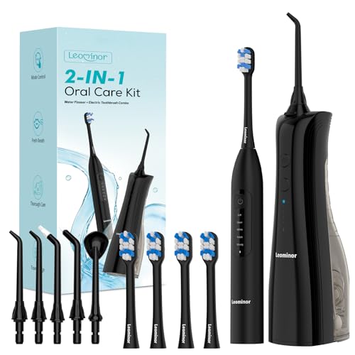 2-in-1 Water Flosser Electric Toothbrush Combo DROPS TO - image 1