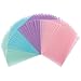 Produktbild 40 Transparentpapiere, 10cm x 15cm, 130 g/m² | buntes Papier zum Basteln, Scrapbooking, Kartengestaltung, DIY u.v.m. (Pastelltöne)