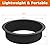 OUSHENG Fire Pit Ring Outdoor, 33 Inch Outer 30 Inch Inner Round Wood Burning Firepit Accessories, DIY Metal Steel Liner Insert for Bonfire Outside Camping Above or In Ground