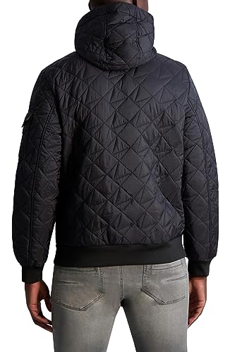 Karl Lagerfeld Paris Men's Bomber Satin Jacket3