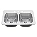 American Standard 20DB.8332283S.075 Colony Top Mount 33x22 Double Bowl Stainless Steel 3-Hole Kitchen Sink