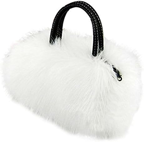 CrossBody Bag Nodykka Shoulder Bags Faux Fur Clutches Women Top-handle Purse Handbags
