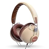 Alto livello di pressione iDance Hipster701 - Cuffie ad alta qualità del suono, colore: Crema/Marrone