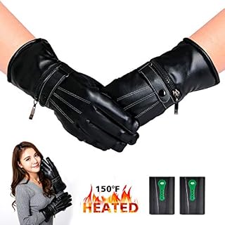 kamlif Heated Gloves Winter Warm Gloves Cycling Hiking Skiing Mountaineering Motorcycle Gloves