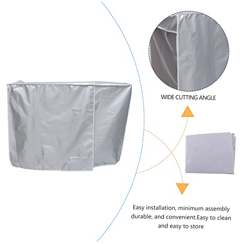 Housse de climatiseur extérieur imperméable bâche protection soleil 3x - 6