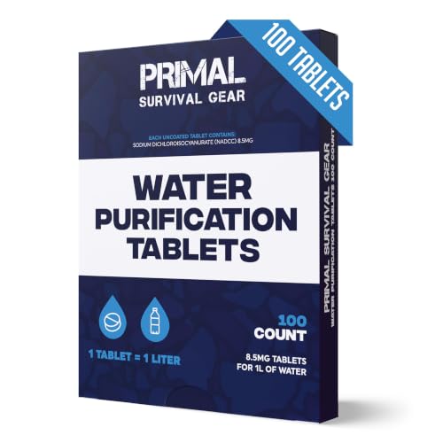 Water Purification Tablets, 100 Count