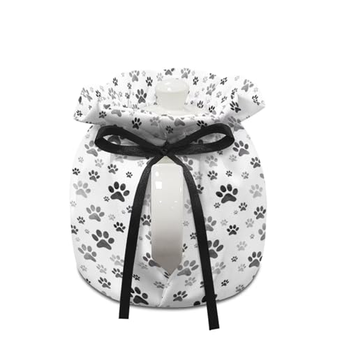 Image of Dog Paws Tea Cosy, Stain Resistant Teapot Cozy Breakfast Warmer Insulation and Keep Warm, Tea Kettle Cover for Home Kitchen Thanksgiving Decor