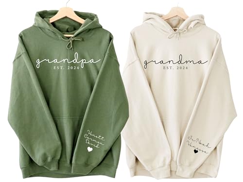 Sogoodkids Custom Grandma Sweatshirt With Grandkids Name On Sleeve thumb #4