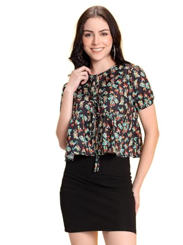 Image of KOTTY Women's Floral Regular Fit Fashion Vest