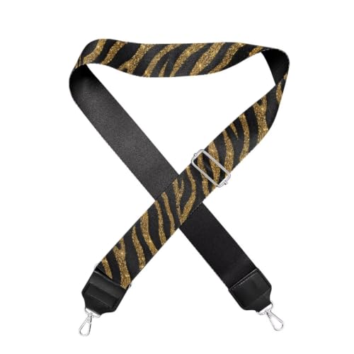 Image of Adjustable Purse Strap for Women, Crossbody Wide Handbag Strap Replacement, Sturdy Bag Strap with Silver Hardware