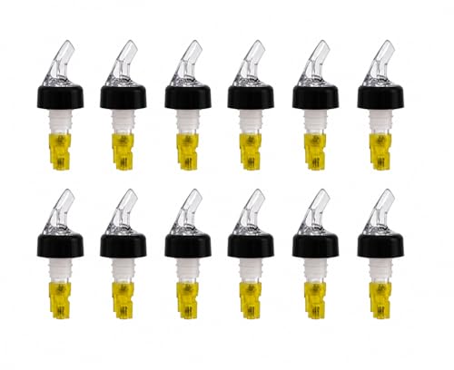 Vertedor de licor medido de 1-1/2 oz compatible con Thunder Group PLPR150C para botellas de 750 ml 2