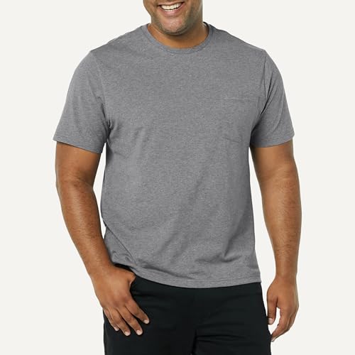 Image of Amazon Essentials Men's Short-Sleeve Crewneck Pocket T-Shirts