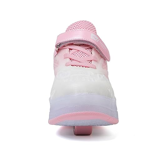 Ceieoe Kids Roller Shoes - Upgraded 2 Wheels 16 Led Colorful Model Rechargeable Fashions Boys Girls Sneaker Retractable Skateboarding Shoes For Beginner Balanced Party Birthday Christmas Best Gift thumb #6