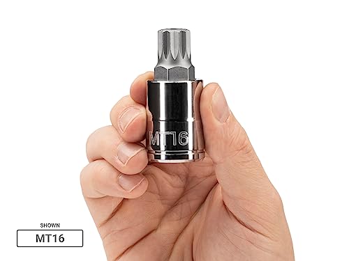 Douilles triple square bit socket TEKTON pour démonter les vis de sécurité MT14 à MT18 - 4