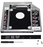 rts SATA 2nd 2.5'' Hard Drive Caddy for 12.7mm Universal CD/DVD-ROM Updated Universal 12.7mm SATA...