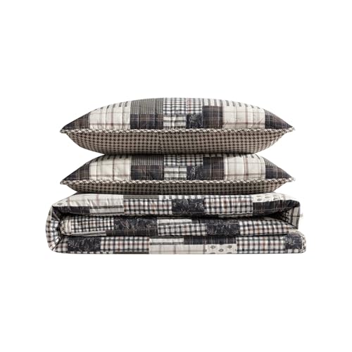 Eddie Bauer - Queen Quilt Set with Shams, Cotton, Reversible by Eddie Bauer - Used condition - Image 8