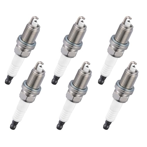 Image of BDFHYK 97932 Iridium Spark Plugs Compatible with Acura 2003 CL TL 3.2L V6 Engines Replacement for IZFR5L-11 AI3923 XP3923 XP5224 IZFR5L11 Set of 6