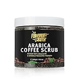 Forever Bath Arabica Coffee Body Scrub W/Shea Butter, Jojoba Oil & Dead Sea Salt, Natural Body Polish for Men & Women, Exfoliating Full Body Scrubber - Acne, Anti-Cellulite & Stretch Mark, 10.6 Oz
