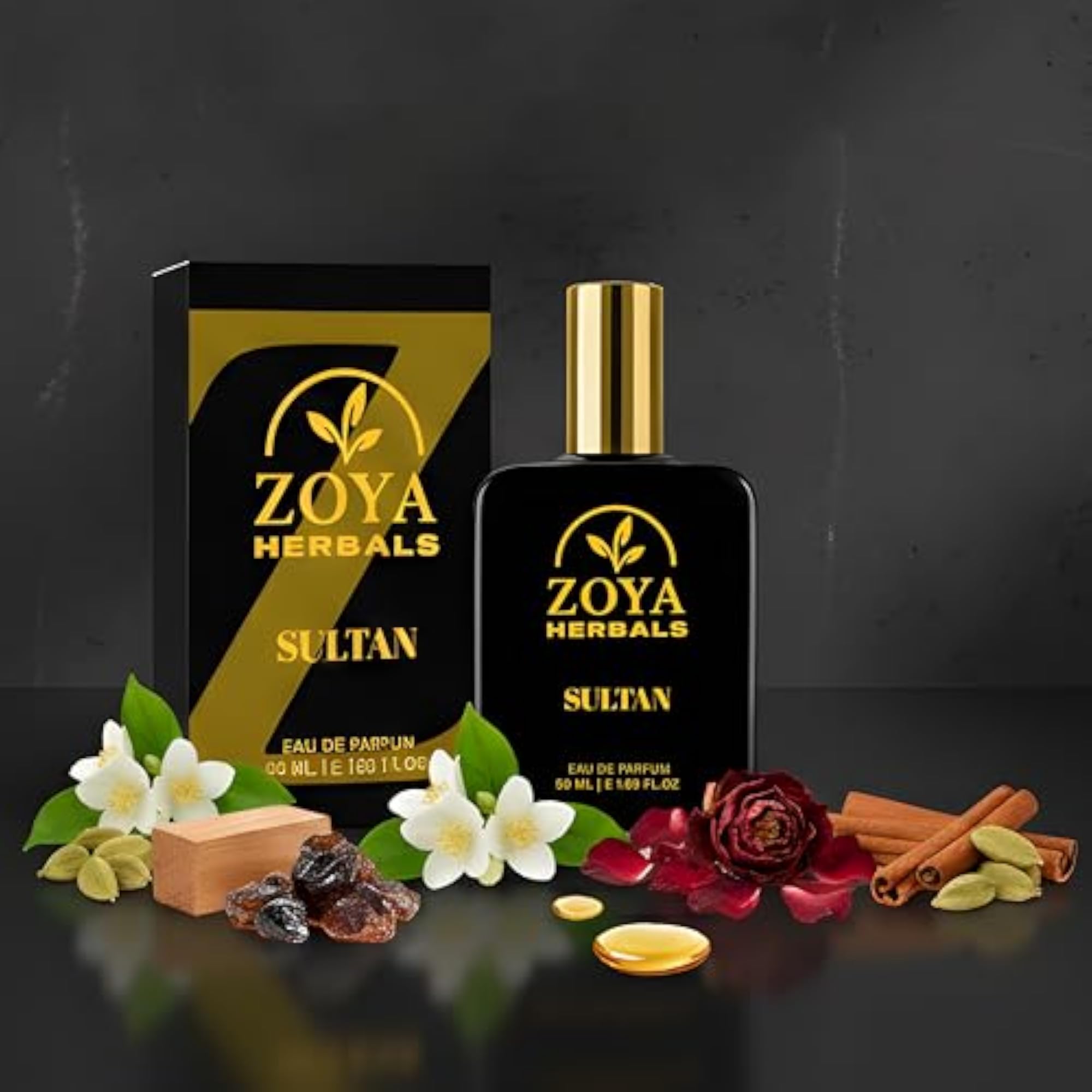Sultan Eau De Parfum, Long Lasting Arabic Fragrance, 50ml