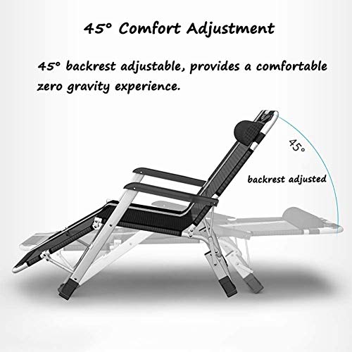 Chaise Pliante Robuste Fauteuil Inclinable Réglable Extérieur Plage - 7