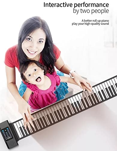 KEMNGO Piano à Main Portable à 88 Touches, Piano à enroulement Flexible en Silicone Souple for Enfants débutants, Sortie… - Les Beatles, Paul McCartney, John Lennon, RIngo Starr, George Harrison KEMNGO Piano à Main Portable à 88 Touches, Piano à enroulement Flexible en Silicone Souple for Enfants débutants, Sortie… – Image 7