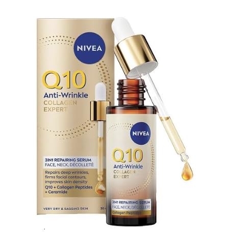 NIVEA Q10 Collagen Expert - Siero viso 3 in 1, 30 ml