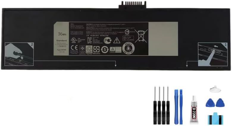compatible For Dell Venue 11 Pro 7130 Tablet Venue 11 Pro 7139 Series Notebook VJF0X VT26R XNY66 451-BBGR 0VT26R LCD Display Touch Screen Digitizer battery HXFHF + Free Tools ，For HXFHF LCD