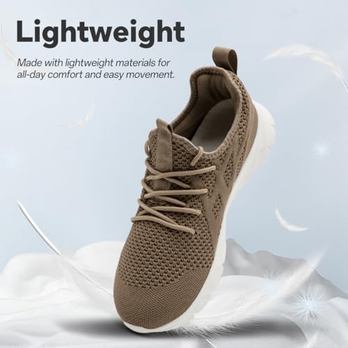 Image of Running Shoes for Men Gym Tennis Athletic Walking Shoes Non Slip Lightweight Breathable Sports Mesh Fashion Work Sneakers Casual Workout Trianer