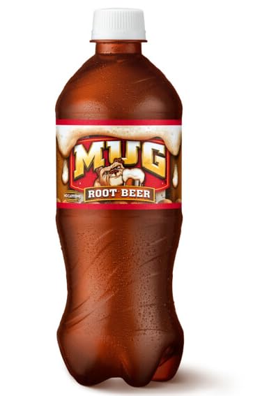 B4Y-Mug Root beer Soda, 20 oz Bottles (10)