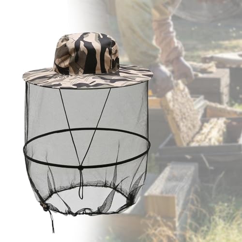 Pegciuho Chapéu de Apicultor Chapéu de Pesca Proteção Solar Rede de Alta Visibilidade Chapéu de Bald