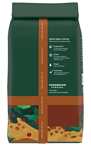 Image of Starbucks House Blend Medium Roast Ground Coffee 12 ounce Bags (Pack of 3)