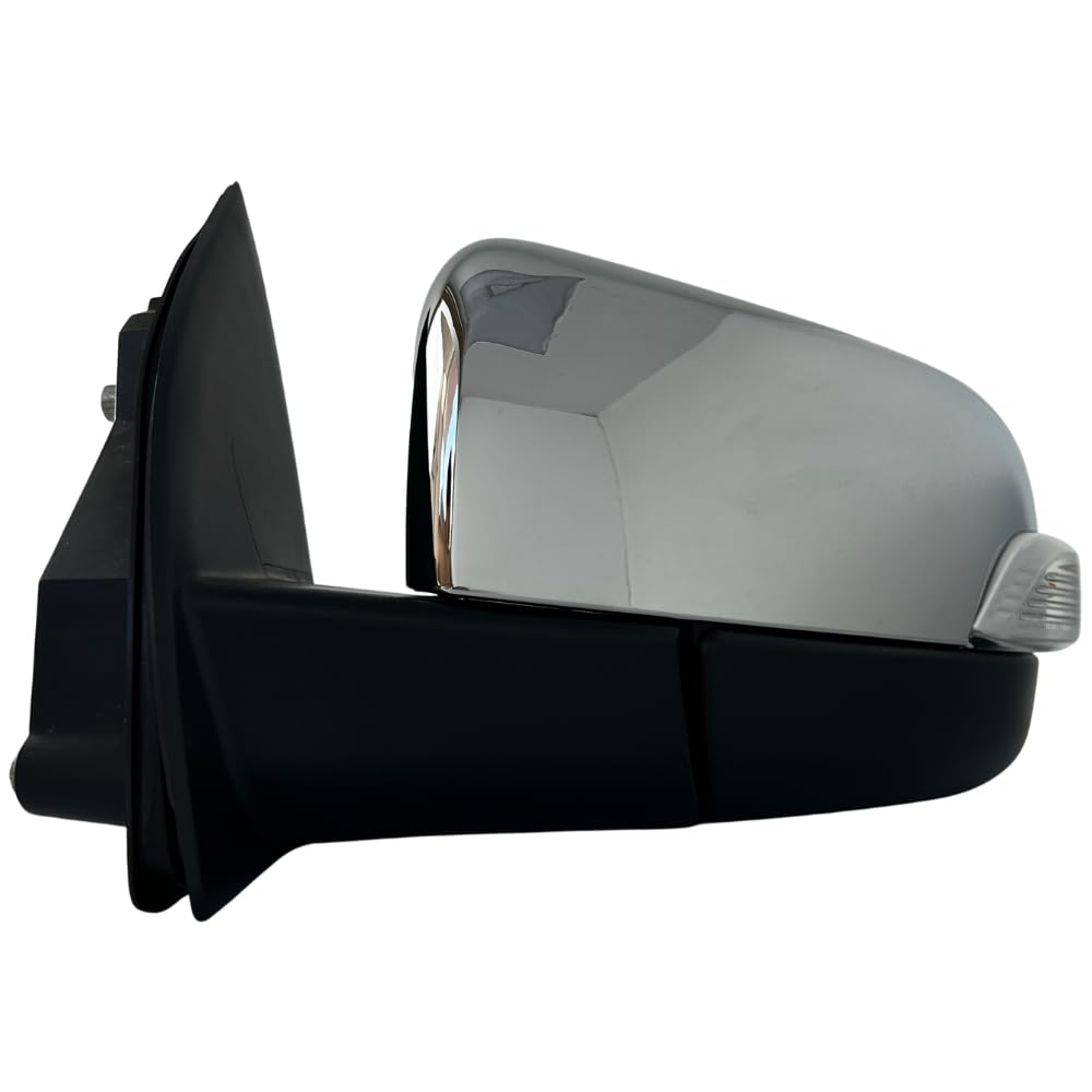 Spieg Außenspiegel Links für Ford Ranger 2011-2018 Manuell Einklappbar, Blinker, Einstiegsbeleuchtung, Chrom, 7 PIN