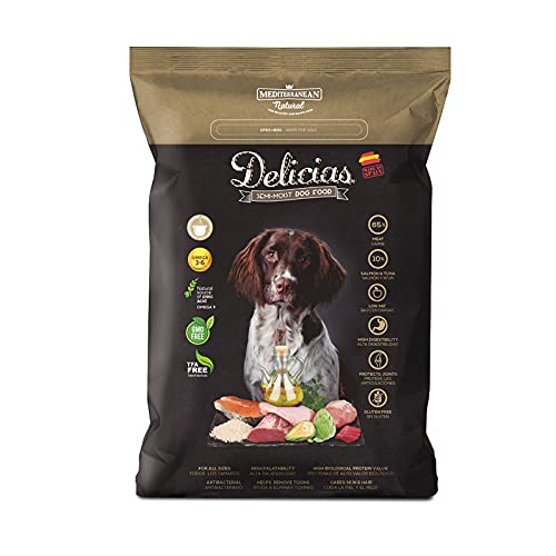 Mediterranean Natural – Pienso para perros adultos Mediterranean Natural Delicias carne y pescado 3 kg.