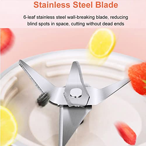 Portable Fruit Juicer, Electric Blender, Usb Rechargeable Mill, Lemon Orange Juicing Machine, Multifunction Squeezer, Juice Makers, Wireless Juice Extractor,Pink #TOP4