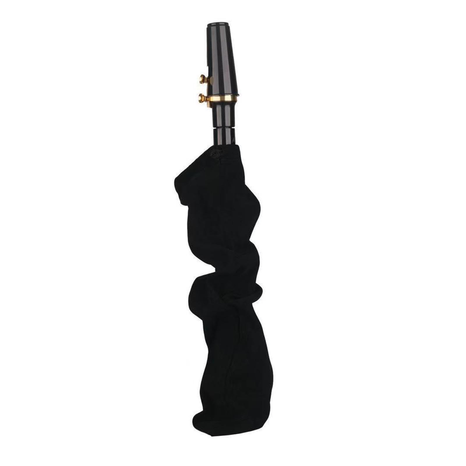 Gralara Saxophone de Poche avec Bec, Anches et étui de Transport. Saxophone Portable de Taille Compacte pour Adultes Amateurs de Musique et Instrumentistes, noir