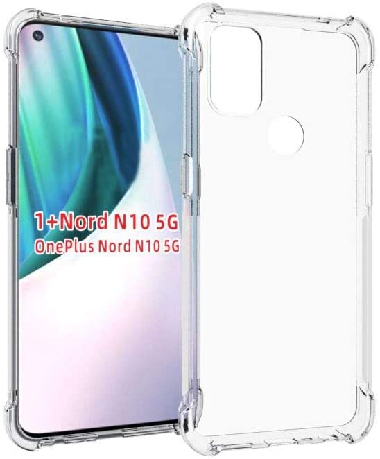 ConnectPoint Rubber Shockproof Edge to Edge Camera Protection Bumper Transparent Back Cover for OnePlus Nord N10 5G 6.49" (B09WJ93PNG) Amazon Price History, Amazon Price Tracker